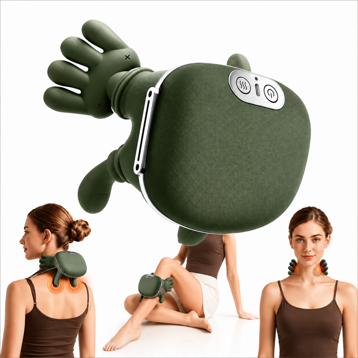 Masajeador 4D con Calor Terapéutico para Alivio Muscular