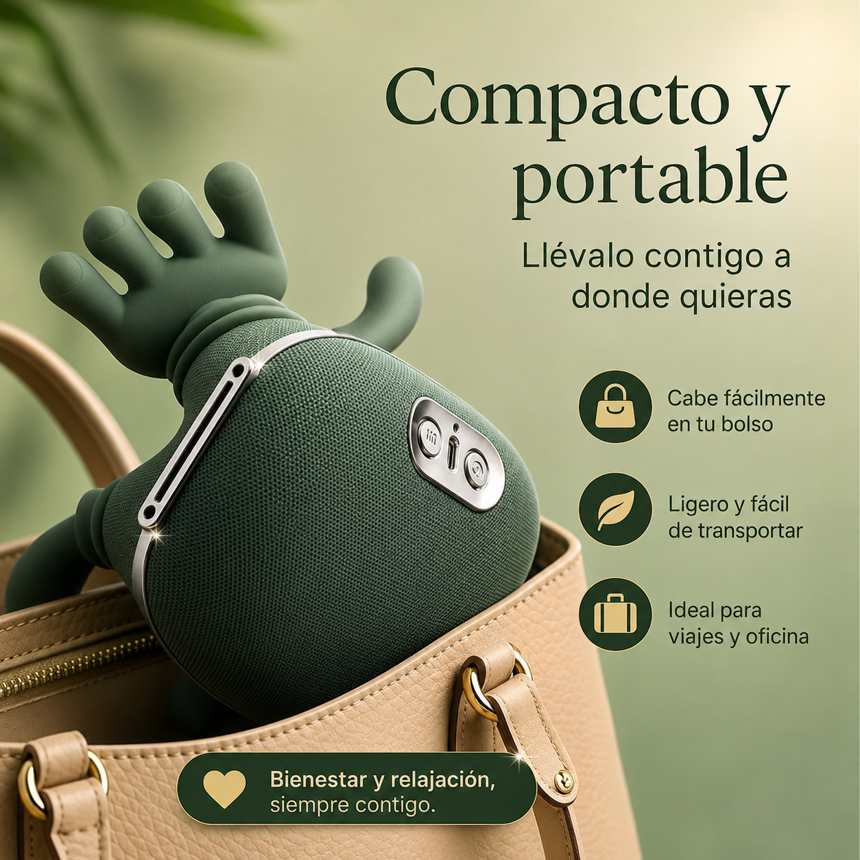 Masajeador 4D con Calor Terapéutico para Alivio Muscular