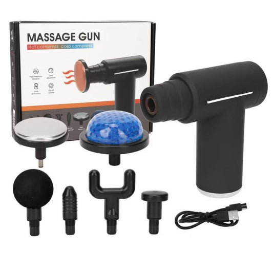 Pistola Masajeadora 6D con Calor y Frío Terapéutico para Alivio Muscular